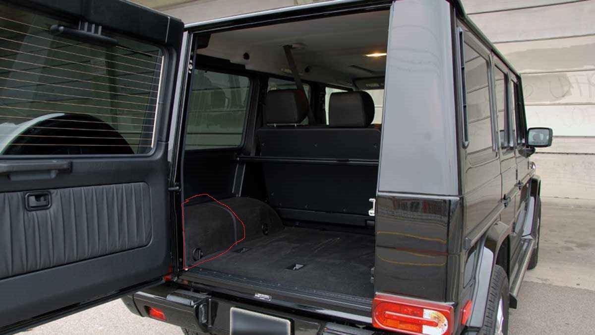 mercedes benz g63 багажник